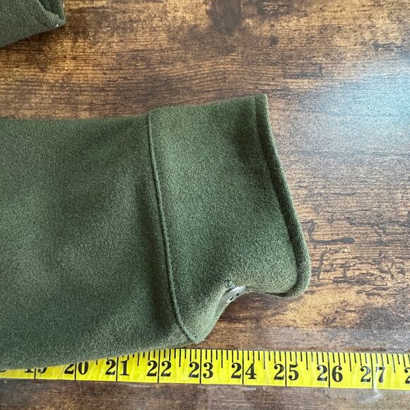 Vintage Army Cold Weather Field Shirt XS Green USA 1970s Wool Jacket EUC - Picture 5 of 10